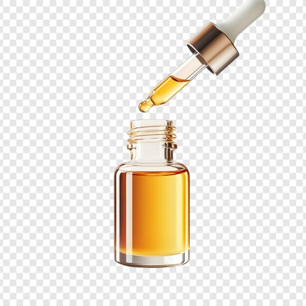 Bouteille de goutte-à-goutte d'huile essentielle d'ambre photographie de produit de haute qualité soins de la peau beauté bien-être naturel organique