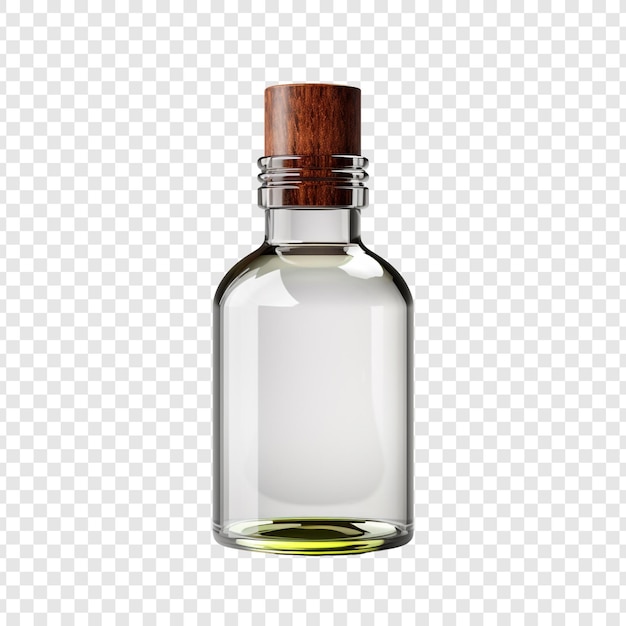 PSD gratuit bouteille d'huile essentielle isolée sur fond transparent