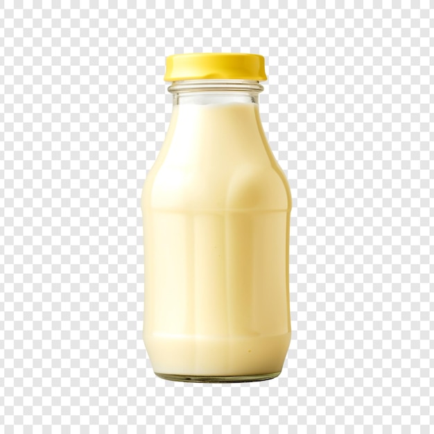 PSD gratuit bouteille de mayonnaise isolée sur fond transparent