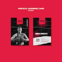 PSD gratuit boxing club template