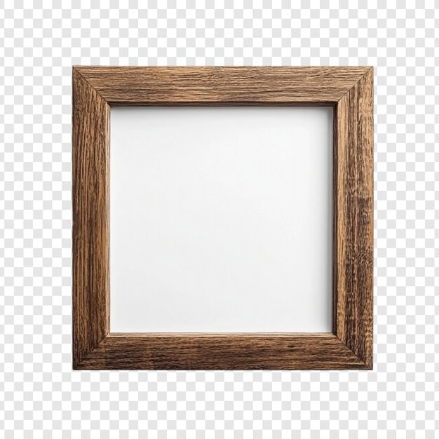Un cadre de bois rustique Une toile blanche pour les souvenirs