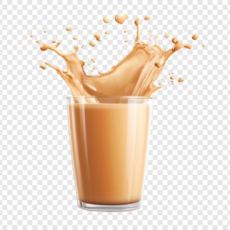 PSD gratuit un café glacé rafraîchissant dans un verre