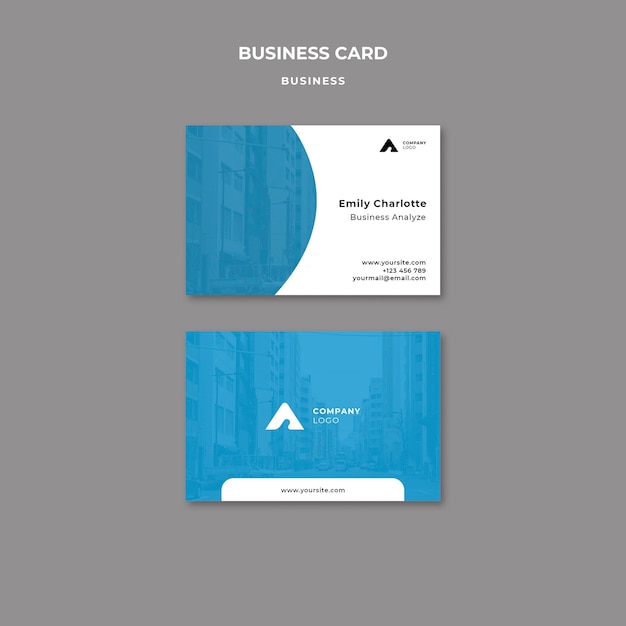 PSD gratuit carte de visite agence marketing