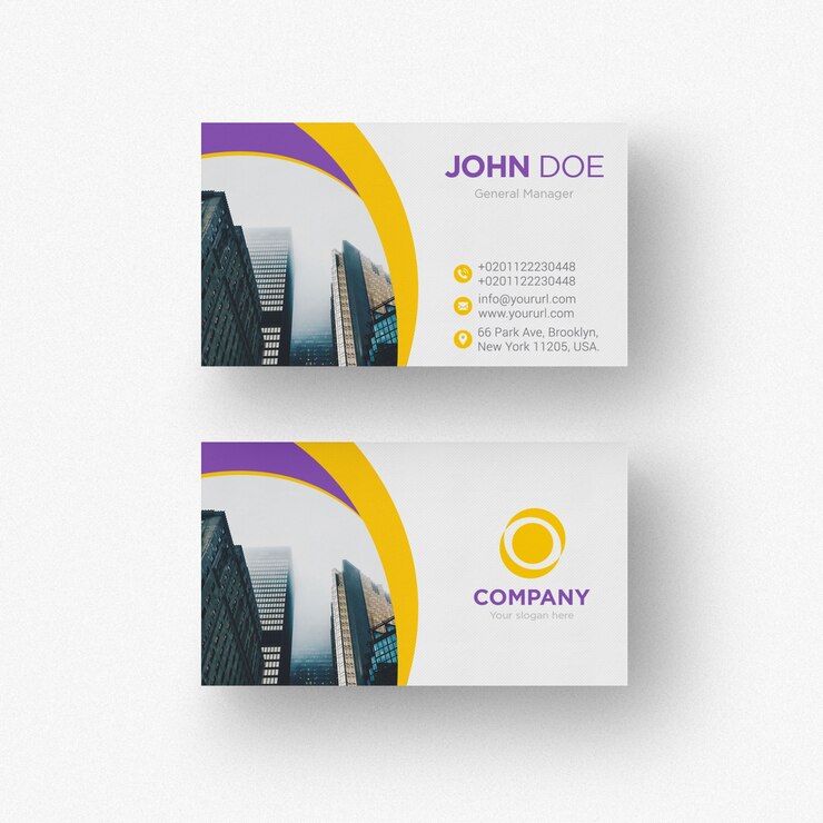 PSD gratuit carte de visite créative