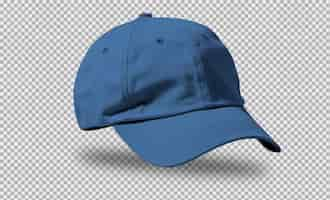 PSD gratuit casquette bleue isolée sur fond transparent