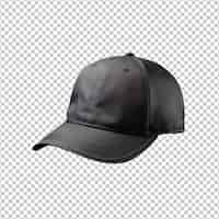 PSD gratuit casquette noire isolée sur fond