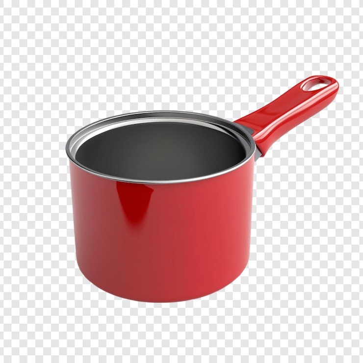 PSD gratuit casserole rouge, ustensile de cuisine, ustensiles de cuisine