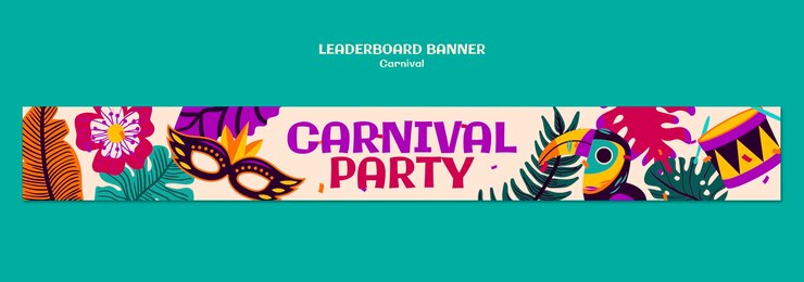 PSD gratuit célébration du carnaval de 2025