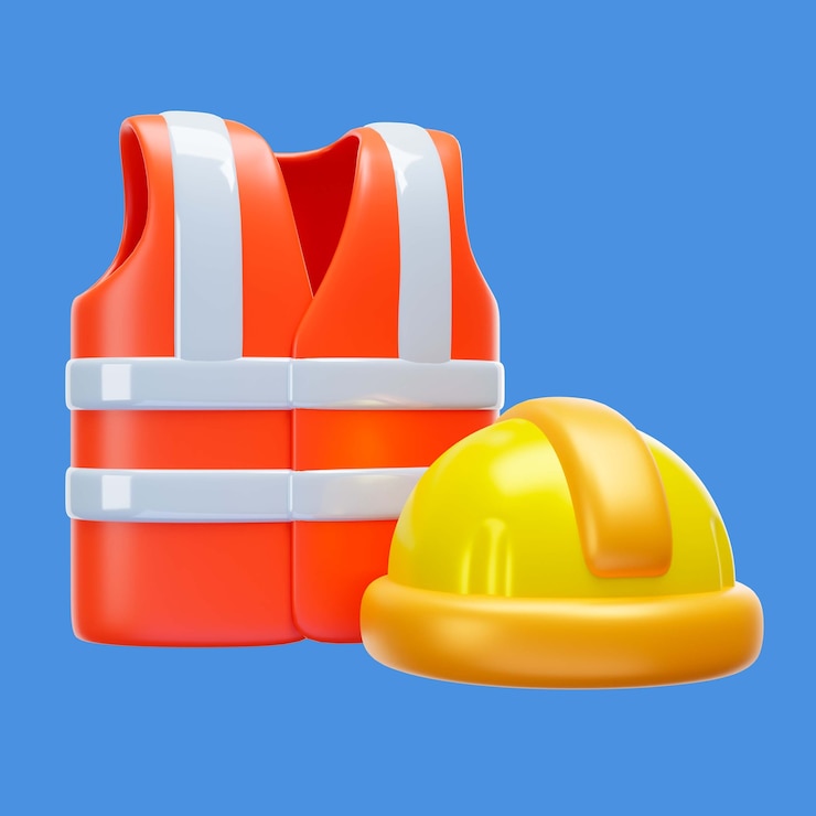 PSD gratuit célébration de la fête du travail avec casque