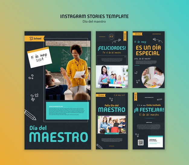 Célébration de la fête des enseignants sur Instagram