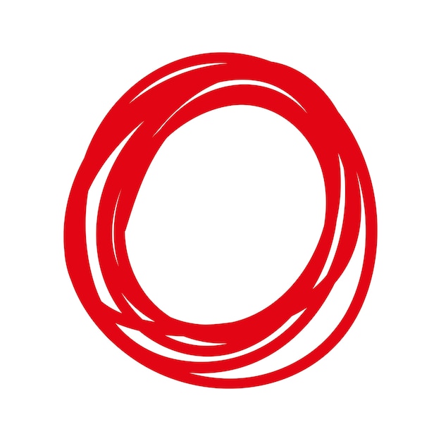 PSD gratuit cercle rouge