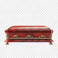 PSD gratuit cercueil isolé sur fond transparent