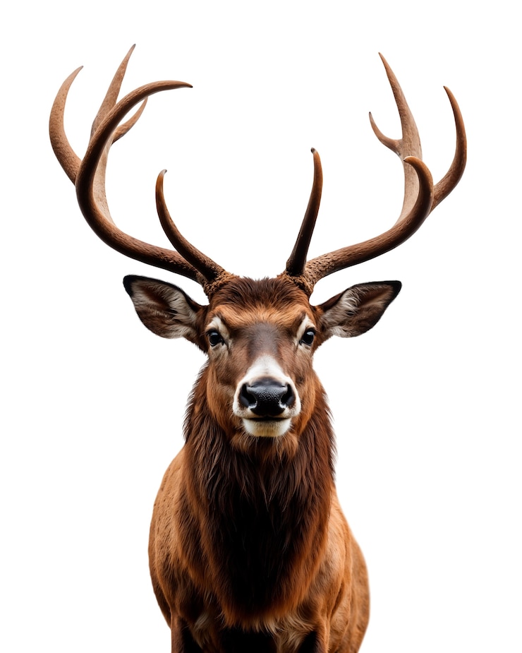 PSD gratuit un cerf adorable isolé