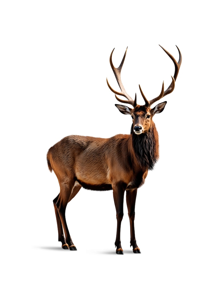 PSD gratuit un cerf adorable isolé