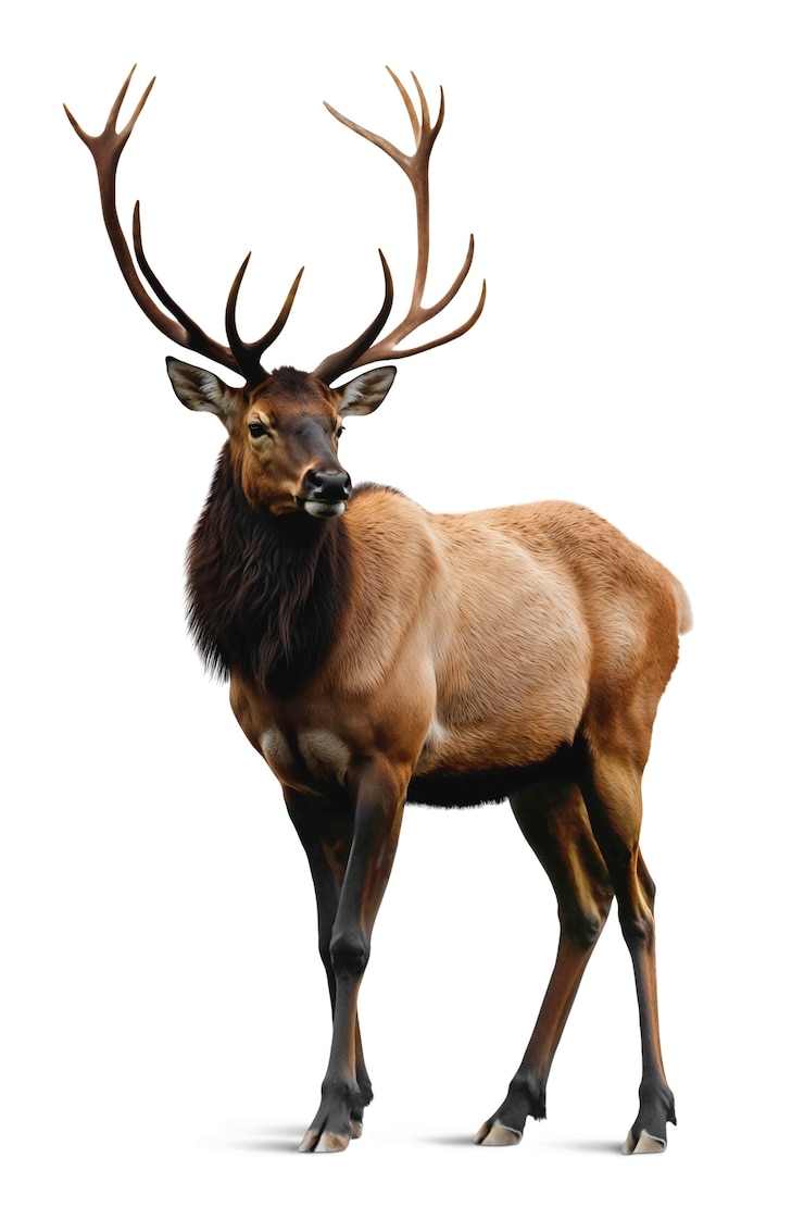 PSD gratuit un cerf adorable isolé