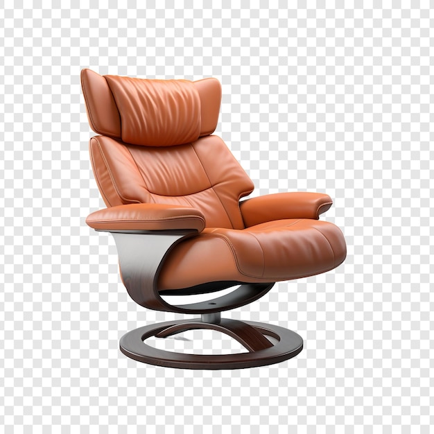 PSD gratuit une chaise inclinable isolée sur un fond transparent