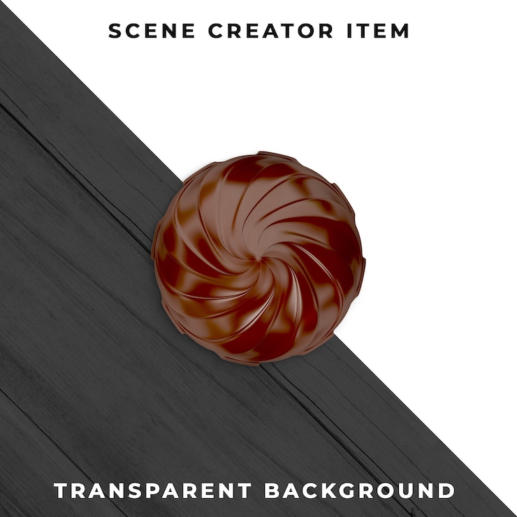 PSD gratuit chocolat transparent psd