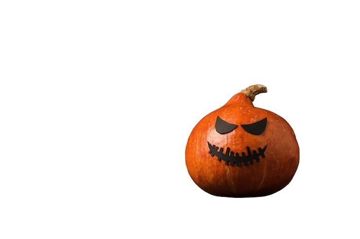 PSD gratuit citrouille d'halloween isolée
