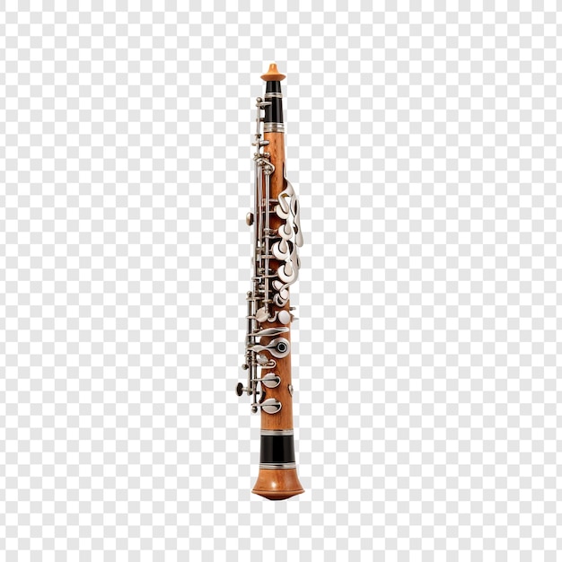 PSD gratuit une clarinette isolée sur un fond transparent