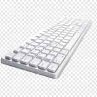 PSD gratuit clavier isolé sur fond transparent