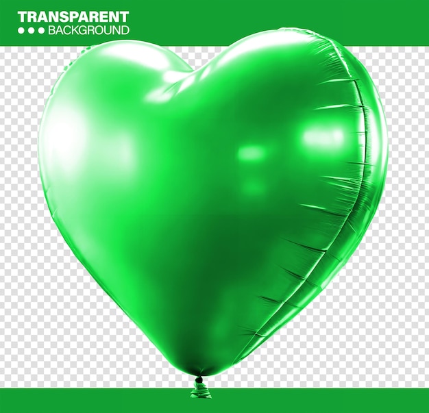 Cœur Ballon 3d Rendu Coloré Isolé Pour Des événements Festifs