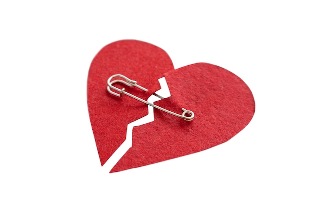 Coeur brisé isolé