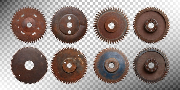Collection de lames de scie circulaire vintage