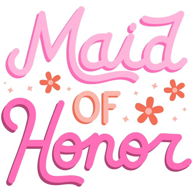 Collection de lettres pour les mariées