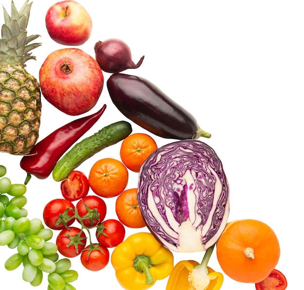 Composition des fruits isolée