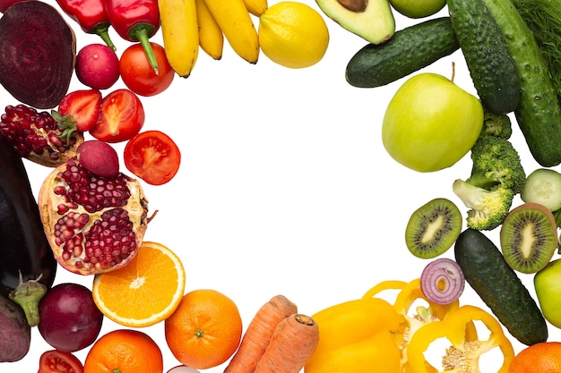 Composition des fruits isolée