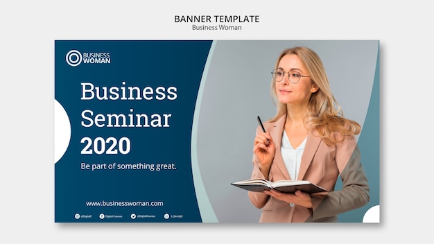 Concept de bannière pour le modèle d'entreprise