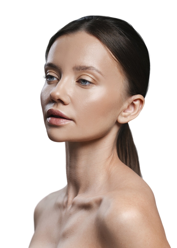 PSD gratuit le concept de chirurgie plastique pour les femmes