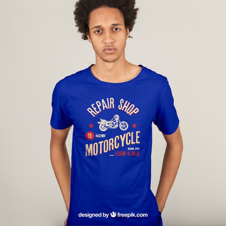 PSD gratuit concept d&#39;impression de t-shirt