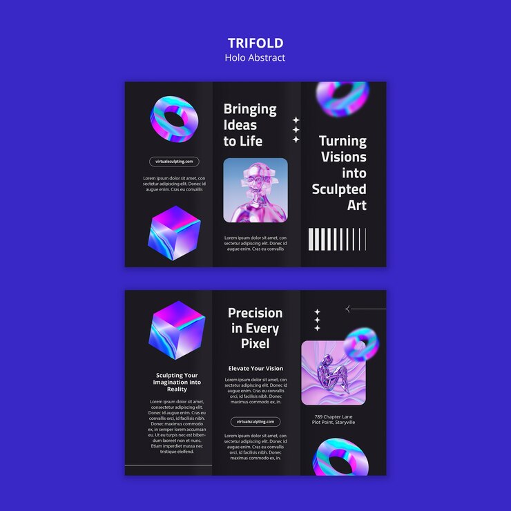 PSD gratuit conception du modèle d'abstraction holo