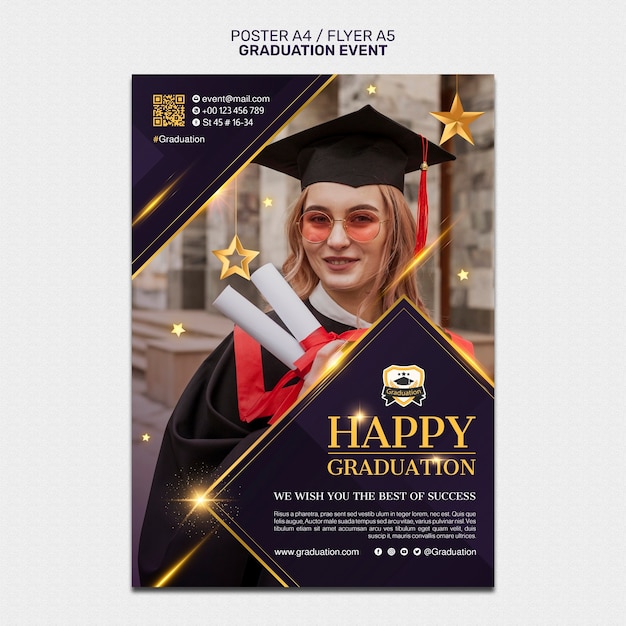 PSD gratuit conception du modèle de graduation