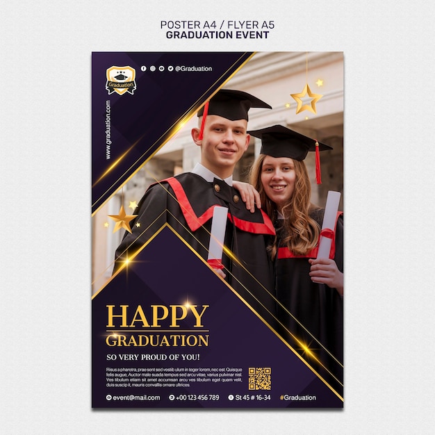 PSD gratuit conception du modèle de graduation