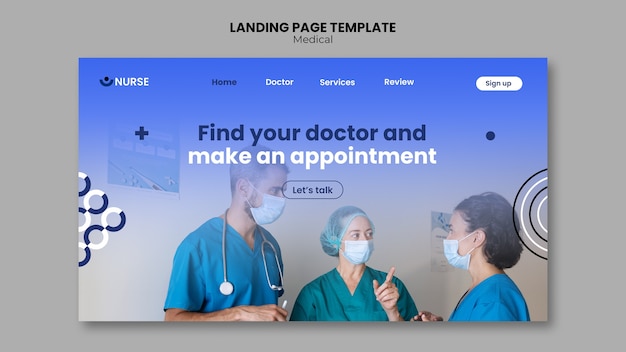 PSD gratuit conception du modèle médical