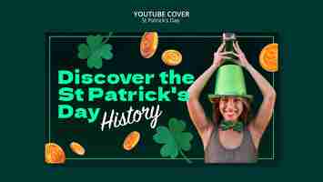 PSD gratuit conception du modèle de la saint-patrick