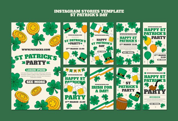Conception du modèle de la Saint-Patrick