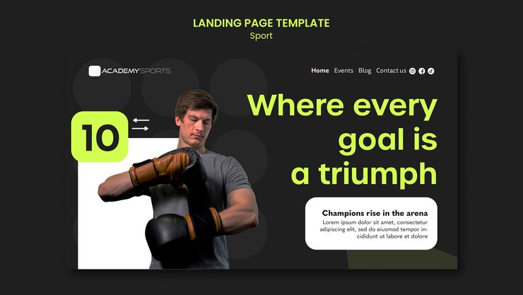 PSD gratuit conception du modèle sportif