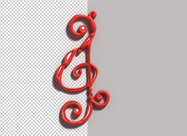 PSD gratuit conception d'illustration 3d typographique de lettrage de musique