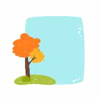 PSD gratuit conception d'illustration d'arbre