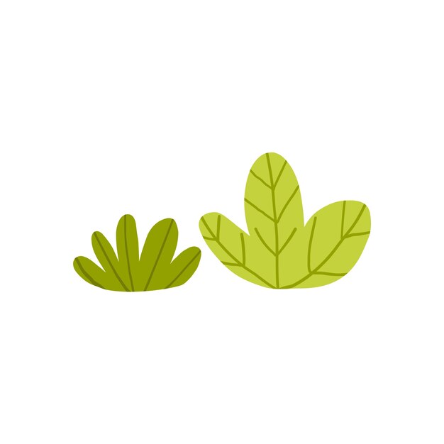 Conception d'illustration de buisson