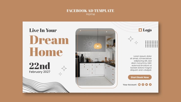 PSD gratuit conception de modèle de design d'intérieur