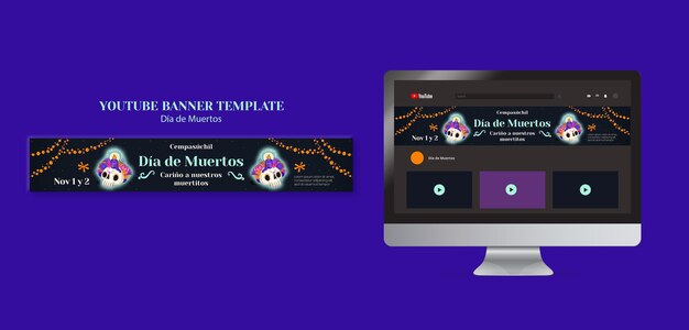 Conception de modèle Dia de muertos