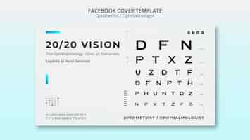 PSD gratuit conception de modèle d'optométriste