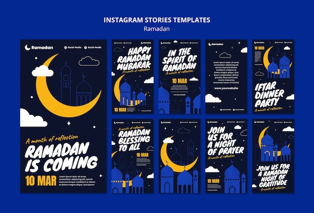 PSD gratuit conception de modèle de ramadan