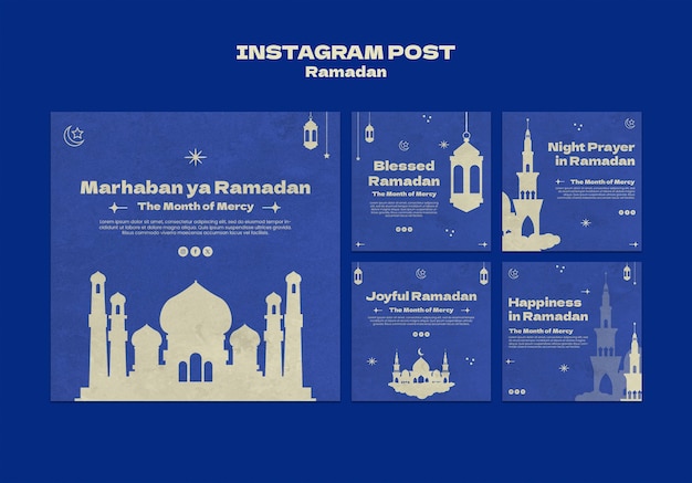 PSD gratuit conception de modèle de ramadan