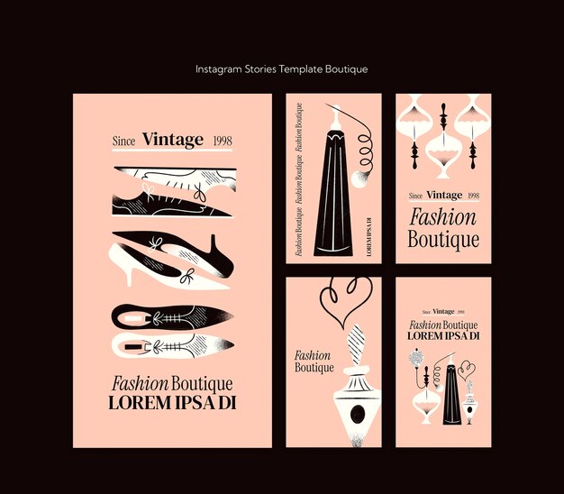 Conception de modèles de boutique