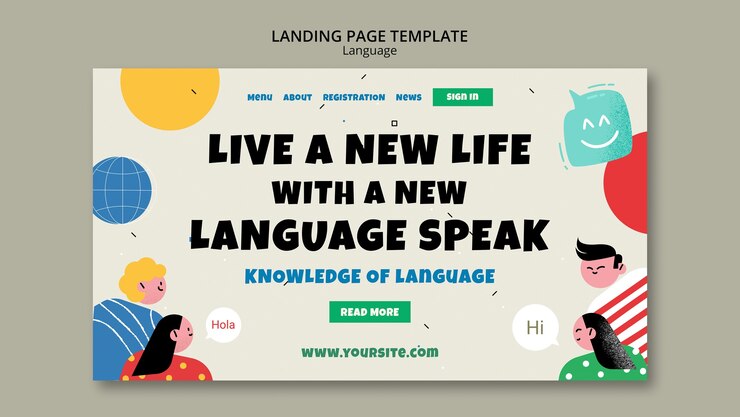 PSD gratuit conception de modèles de langue